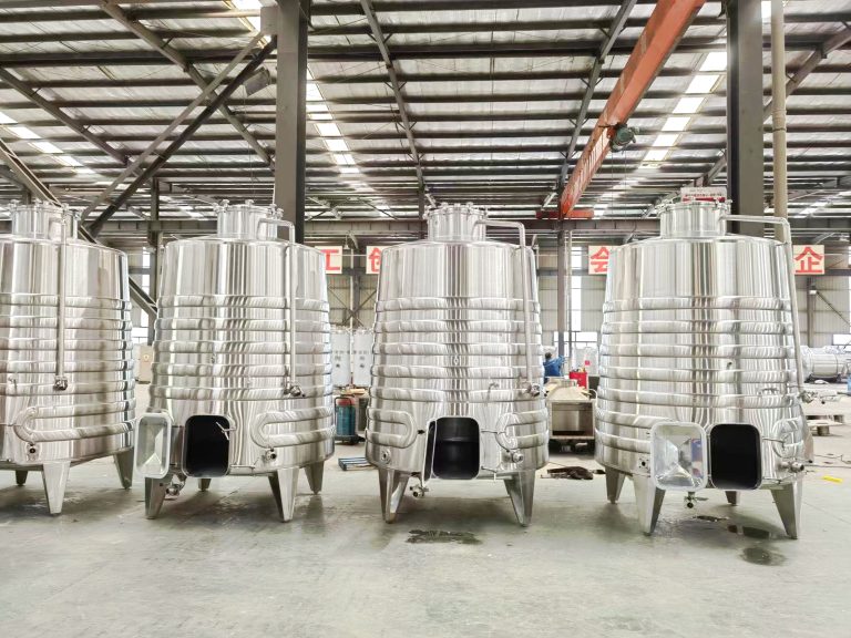 5000L tapered fermentation tanks