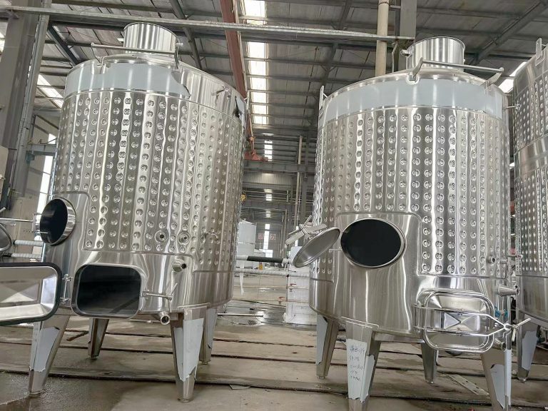 stainless steel round fermentation tanks
